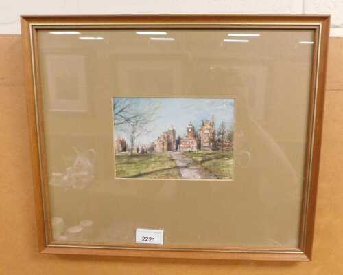 Denys Hinton (British late 20th/early 21stC). Aston Hall, Birmingham, watercolour, signed,...