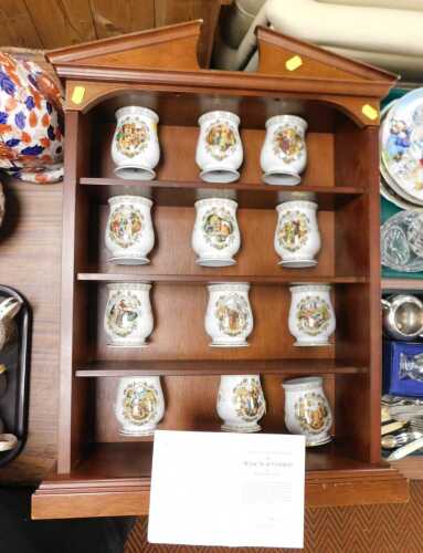 A Franklin Mint Limited Gesellschaft Fur Ceschichite-des-Weines by Rupert Schneider calendar...