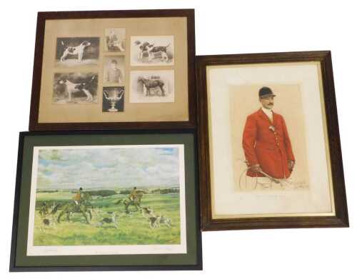 Elizabeth Sharp (British late 20thC). The Belvoir-out of the Vale, artists signed first proof,...