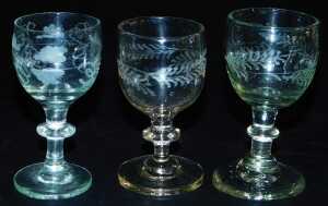 A pair of 19thC oval salts, each on a lozenge shaped base, and various late 18th and 19thC... - 2