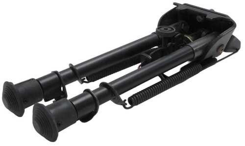 A vintage rifle mounting bipod, 22.5cm high.