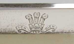 A signed photograph of Edward Prince of Wales, later King Edward VIII, dated 1920, in a silver... - 3