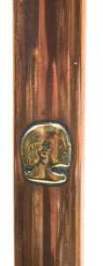 A brass and copper coaching horn, applied with the coat of arms of the city of London, a... - 4