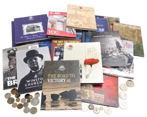 Assorted London Mint commemorative coinage, including the Platinum Wedding Anniversary...