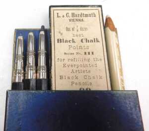 Assorted late 19th/early 20thC box camera parts, to include numbered plates, bellows, etc. - 3