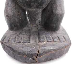 A collection of tribal figures and artefacts, to include a carved Egyptian mummy, 28cm high,... - 3