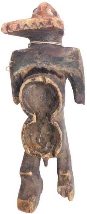 An African tribal fetish, possibly Snoufo, 33cm high. (AF)