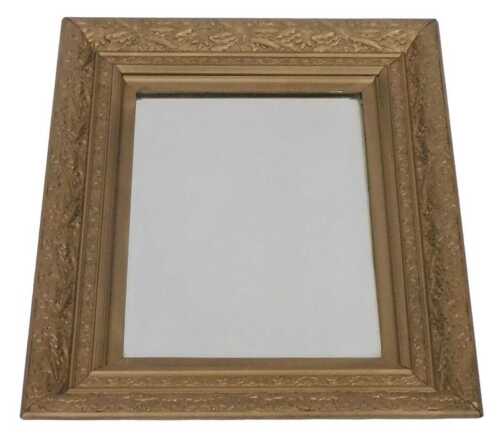 A 19thC giltwood rectangular wall mirror, inset bevelled glass, decorated with oak leaves and...