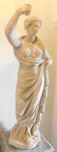 A Regency stucco Neoclassical figure, in the form of a Greek muse, in the manner of Humphrey... - 2