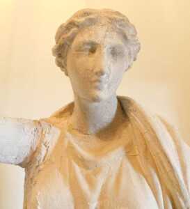 A Regency stucco Neoclassical figure, in the form of a Greek muse, in the manner of Humphrey... - 3