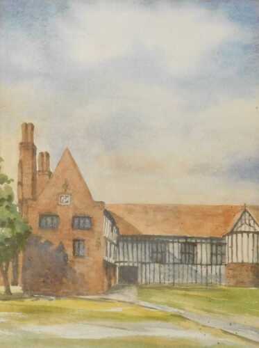 W Illingworth. The Old Hall Gainsborough, watercolour, 33.5cm x 25cm. Offsite Sale - Buying &...