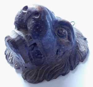 A late 18th/early 19thC carved oak lion mask, 13cm high, 12cm wide. Offsite Sale - Buying &... - 2