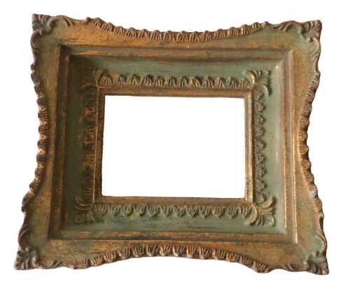 A 20thC giltwood picture frame, of small proportion, of inverted rectangular form, 26cm x 18cm....
