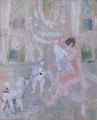Dosinda Grey (19th/20thC). Cheval place Knightsbridge, watercolour, signed and titled verso,...