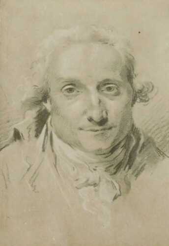 Gilt framed print. Hubert Robert, par boilly, 15cm x 10cm. Offsite Sale - Buying & Collecting...