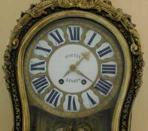 A Louis XV boulle bracket clock, the dial signed Fortin &agrave; Paris, of large proportion, the 25cm... - 2