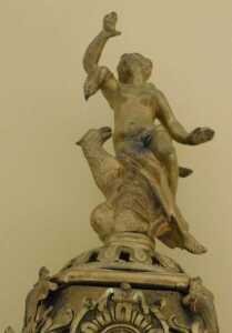 A Louis XV boulle bracket clock, the dial signed Fortin &agrave; Paris, of large proportion, the 25cm... - 3