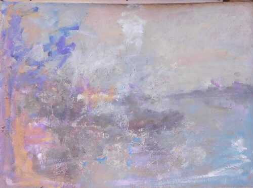 19thC School. Landscape, oil on board, 29cm x 39cm. Offsite Sale - Buying & Collecting Notes:...