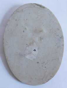 A Grand Tour style resin plaque of Julius Ceaser, marked Divi Ivli, of oval form, with raised... - 2