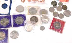 Various coins, banknotes, etc., a First National Coinage of Barbados proof set, to include some... - 3