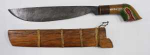 Various militaria and related ephemera, a tribal blow dart arrow quiver, 27cm long, cloth St... - 4