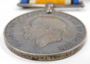 A WWI medal trio, comprising Campaign, Victory and 1914-15 star, each similarly marked PTE C W... - 3
