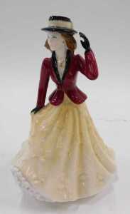 Various lady and other figure ornaments, Alfie Doughty, Worcester Woodland Dance figure,... - 6