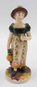Various 19thC pottery and effects, a 19thC portrait bust of a lady wearing bonnet and pink shawl,... - 3