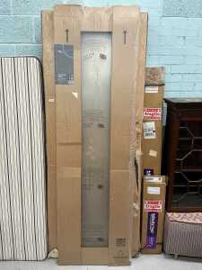 V - An as new Alamere sliding door, 1200mm, and other handles, etc., partially boxed. (a quantity)...