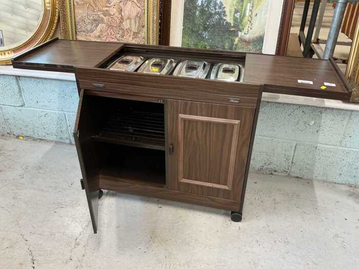 A Philips hostess trolley. 
WARNING! This lot contains untested or unsafe electrical items. It...