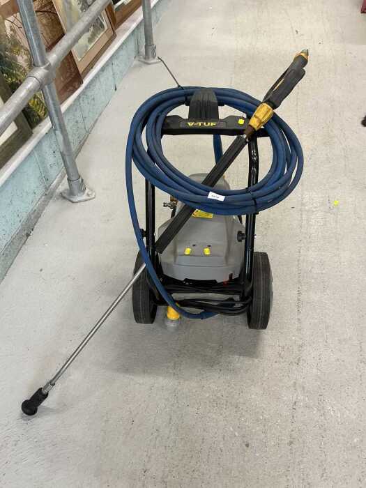 V - A V-TUF model HDC140 professional cold water electric pressure washer. Note: VAT is payable on...