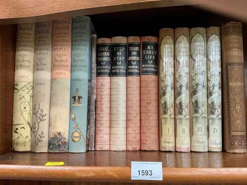Various books, Churchill (Winston), Thoughts and Adventures, My Early Life, Painting as a Pastime, etc., The History of...