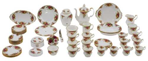 Various Royal Albert Old Country Roses tea ware, to include lidded ginger jar, 19cm high,...
