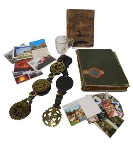 Various bygones, collectables, etc., to include early and later 20thC postcards, stamp album...
