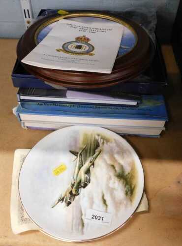 Various RAF and other related items, hardback books, Royal Air Force, and others, Anniversary of...
