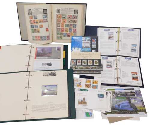 Various stamps, collectors stamps, a Meteor album containing a quantity of world used late 19thC...