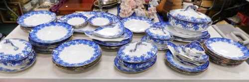 A comprehensive Royal Doulton Melrose pattern part dinner service, to include lidded tureen,...