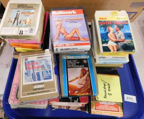 Various eight track stereo recordings, classic films, etc., South Pacific, Sound 2000, Legend of...
