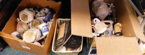 V - Various collectable items, pottery and effects, Toby jugs, Past Times bagatelle, decorative...