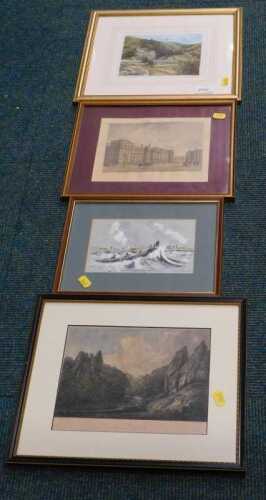 Pictures and prints, to include Portraits of Britain artist signed limited edition print number...