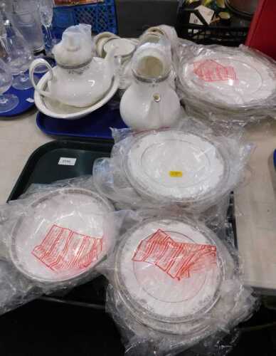 A comprehensive Royal Doulton York pattern part dinner service, to include open tureen, dinner...