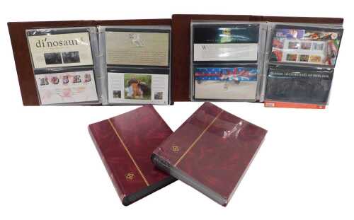 Various stamp related ephemera, vacant sleeves for a number of sets, Europe in Space, Wales, etc....