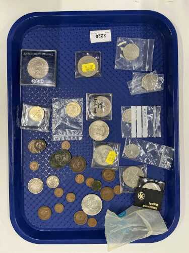 Various coins, decimal, fifty pence pieces, two pound coin, etc.