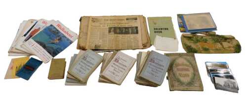 Various ephemera and collectable items, needlework related and others, to include a needlework...