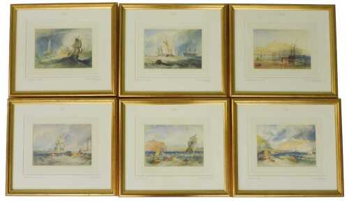 After Turner. The Ports of England British Collection limited edition print set, number 743/5000,...