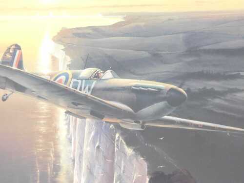 After Ivan Berryman. Return of The Heroes, print, 50cm x 60cm.