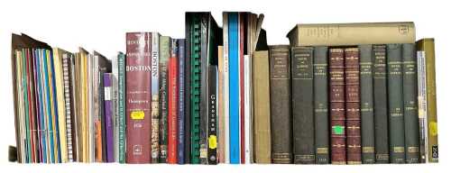 Various books, Thomson, History and Antiquities of Boston, hardback with dust wrapper, various...