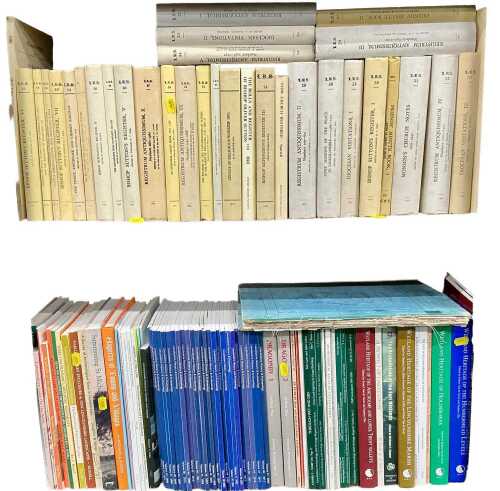 Various books, Lincolnshire related, Bishop Sutton's Register and other similar registers,...