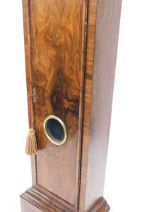 A fine 18thC brass faced longcase clock, the arched dial with raised plaque, signed Obediah... - 4