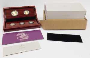 The Sovereign a 2026 five coin 22ct gold proof set, comprising &pound;5, double sovereign, sovereign,... - 3